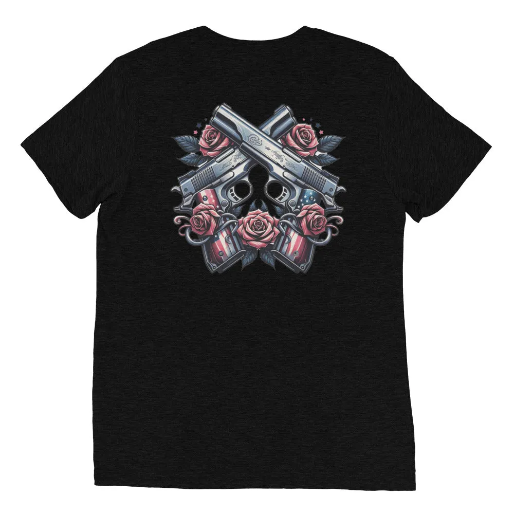 Liberty Tees: Pro2A Statement Shirts for Her [Colt   Roses]