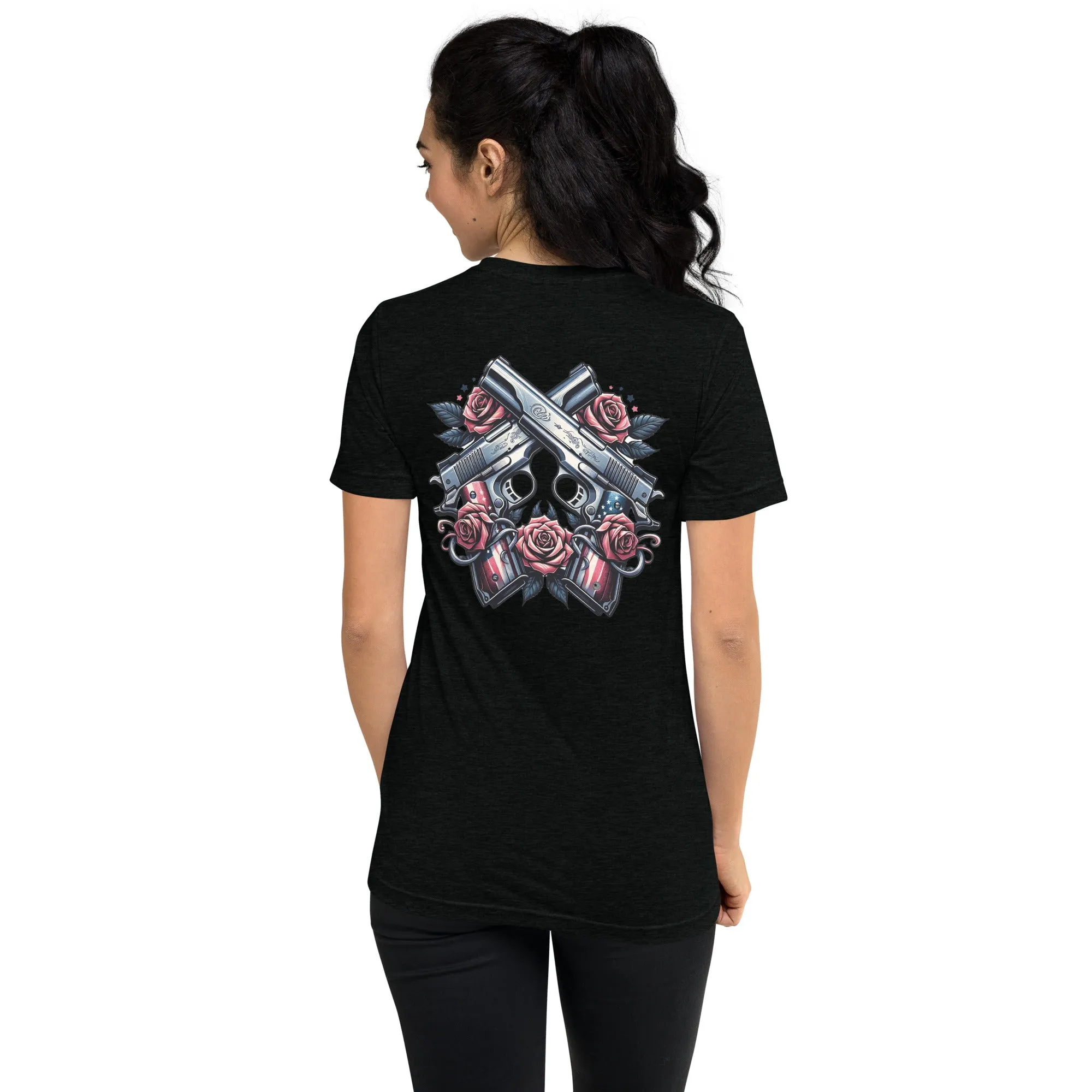 Liberty Tees: Pro2A Statement Shirts for Her [Colt   Roses]