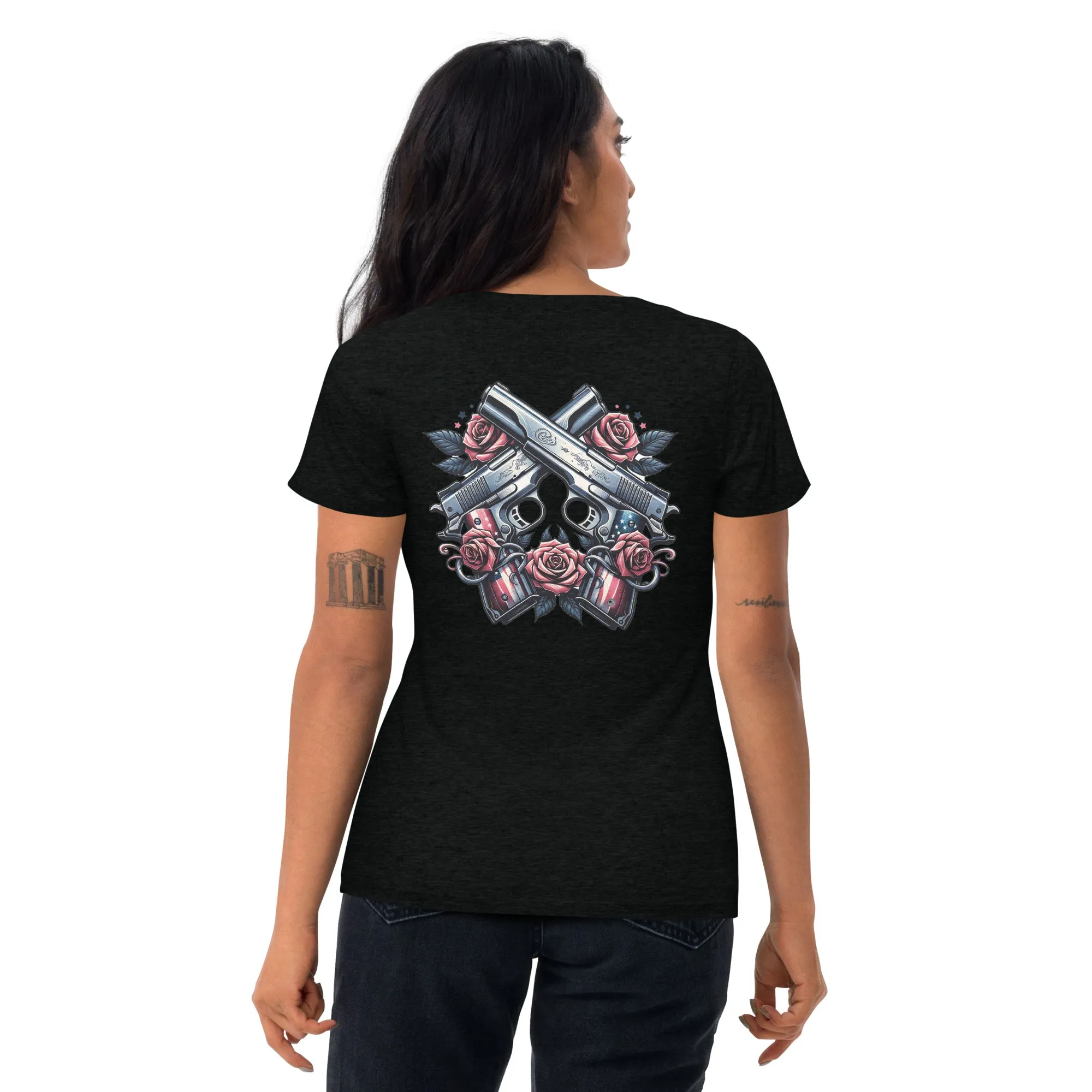 Liberty Tees: Pro2A Statement Shirts for Her [Colt   Roses]