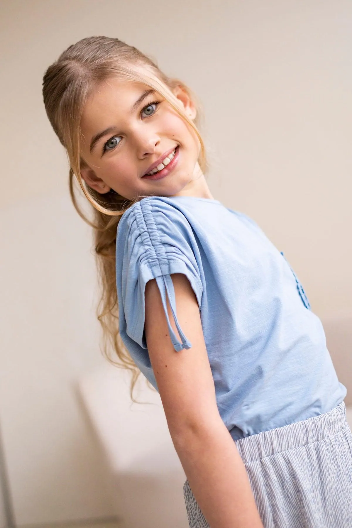 LikeFLO Top Grace Ice Blue