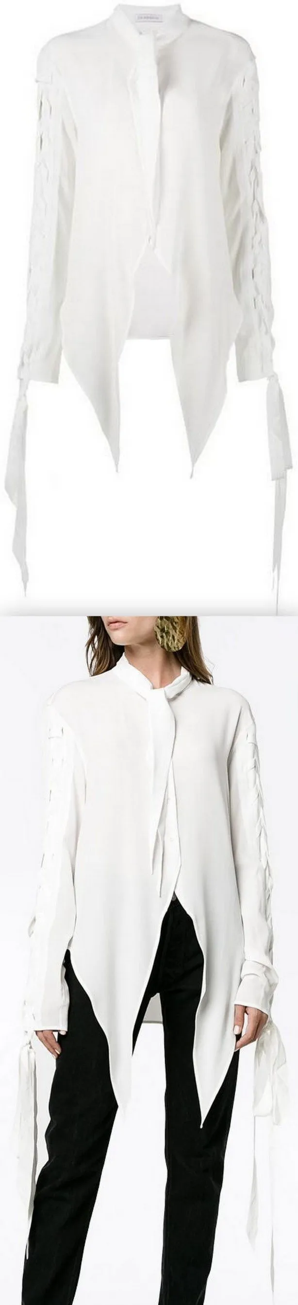 Long Sleeve Pointed Shirt