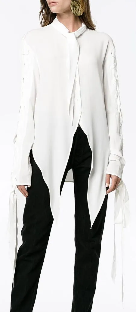 Long Sleeve Pointed Shirt