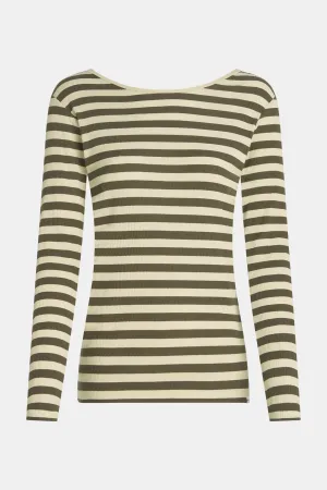LONGSLEEVE STRIPE (S25F1589) PISTACHE - ALGUE