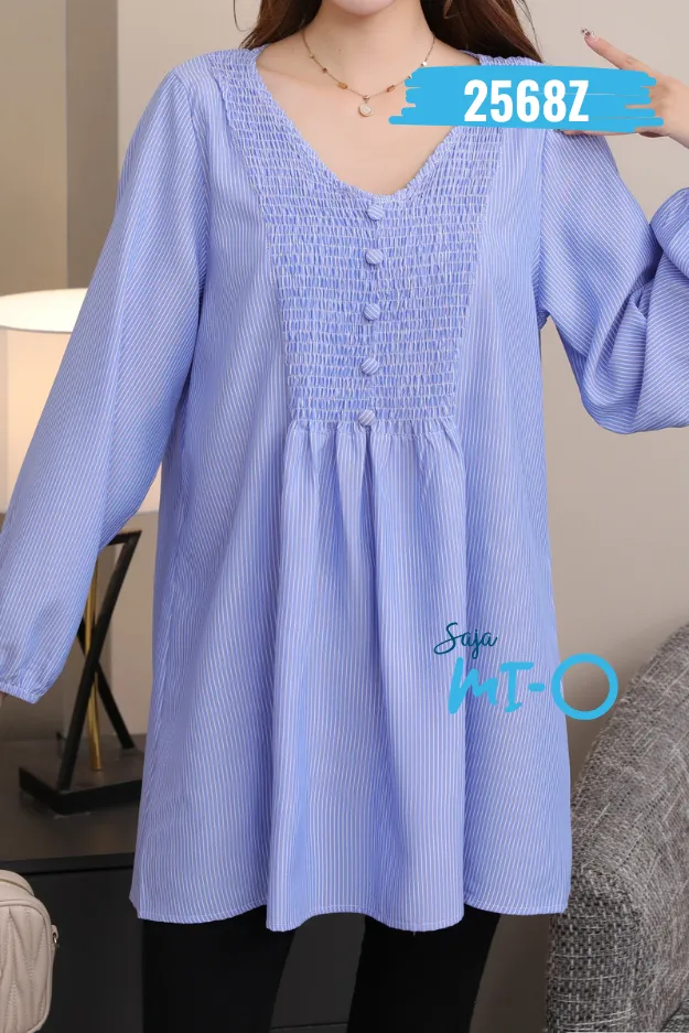 Loose Tunic Blouse Top - 2568Z