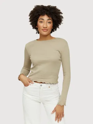 Malbis Longsleeve Mushroom Women | Mazine