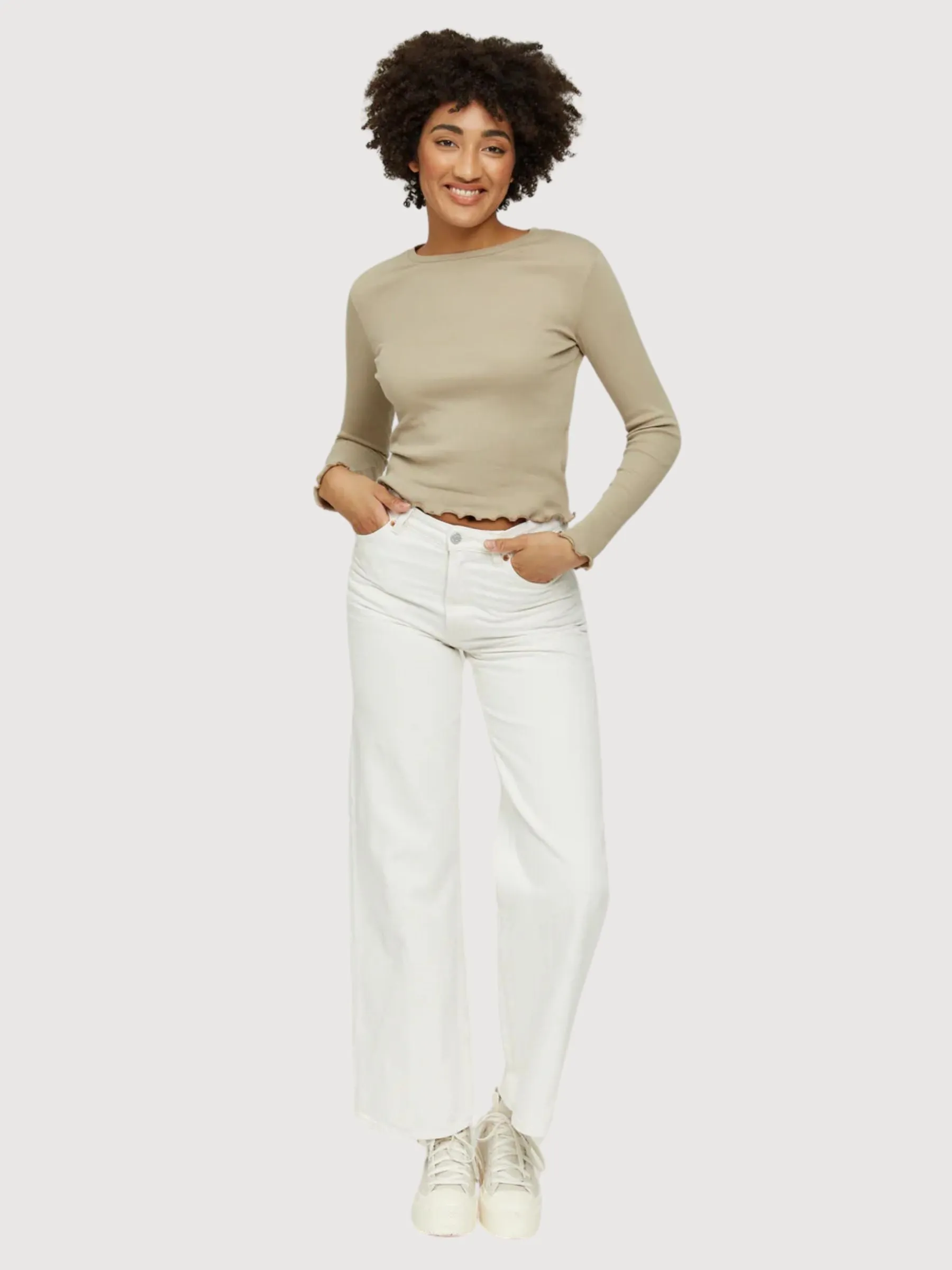 Malbis Longsleeve Mushroom Women | Mazine