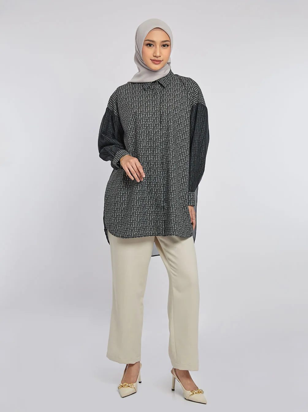 MALIA BOXY TOP BLACK