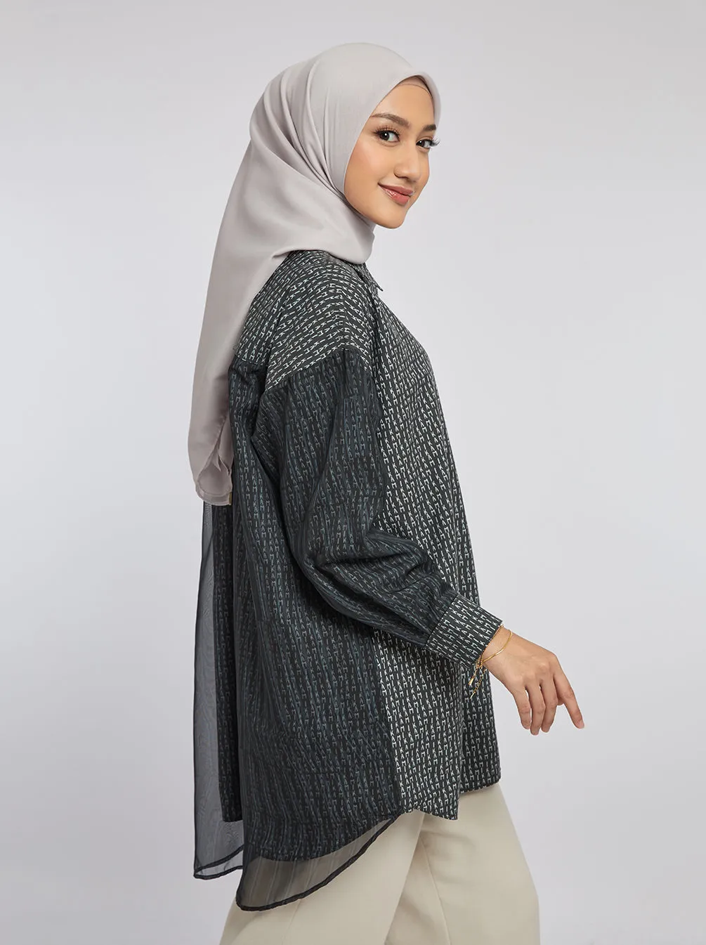 MALIA BOXY TOP BLACK