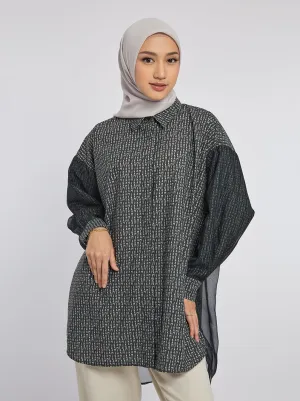 MALIA BOXY TOP BLACK