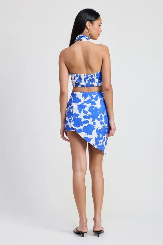 Maui cropped halter top