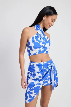 Maui cropped halter top