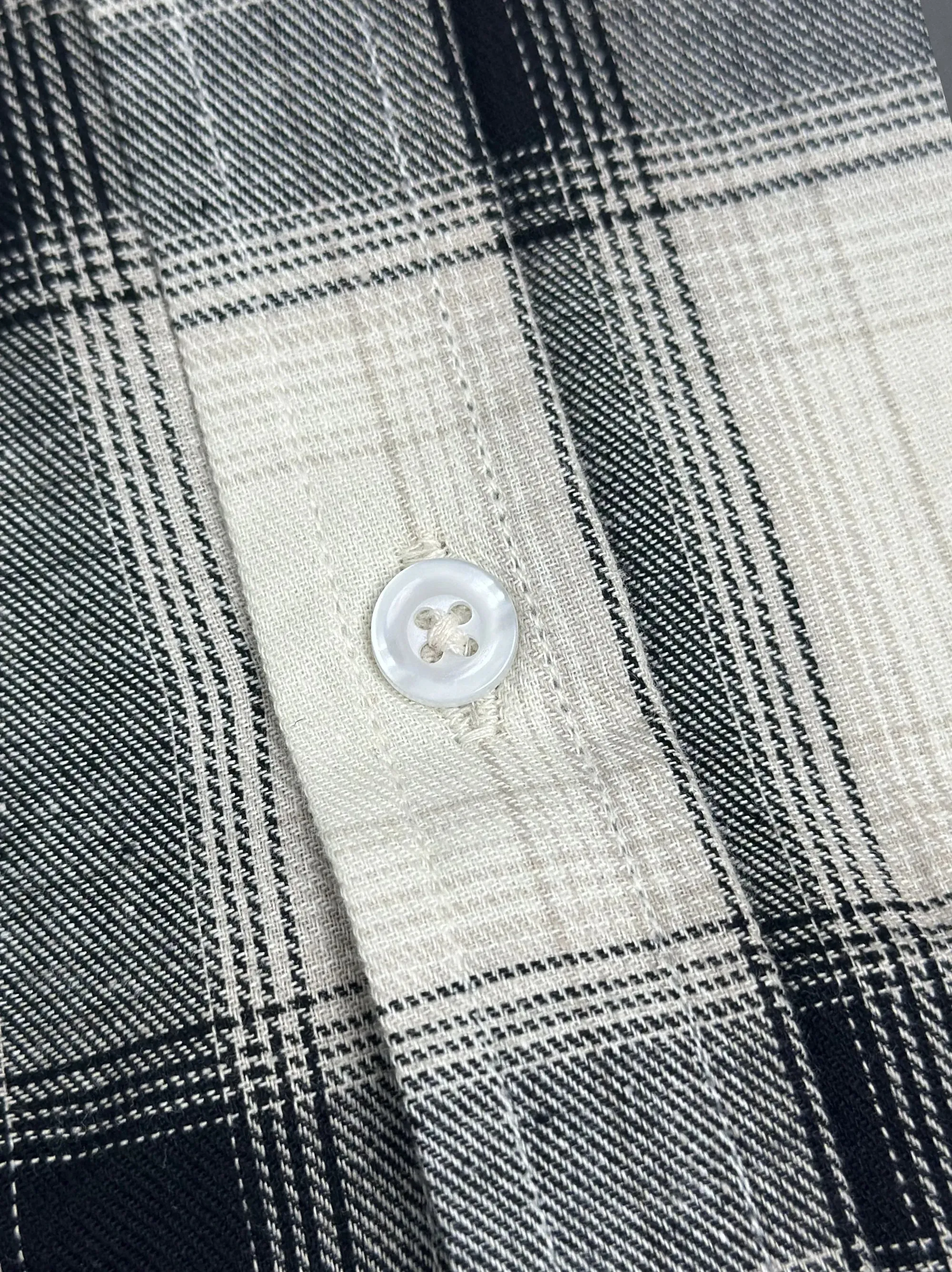 Men's Coloful White Check Shirt