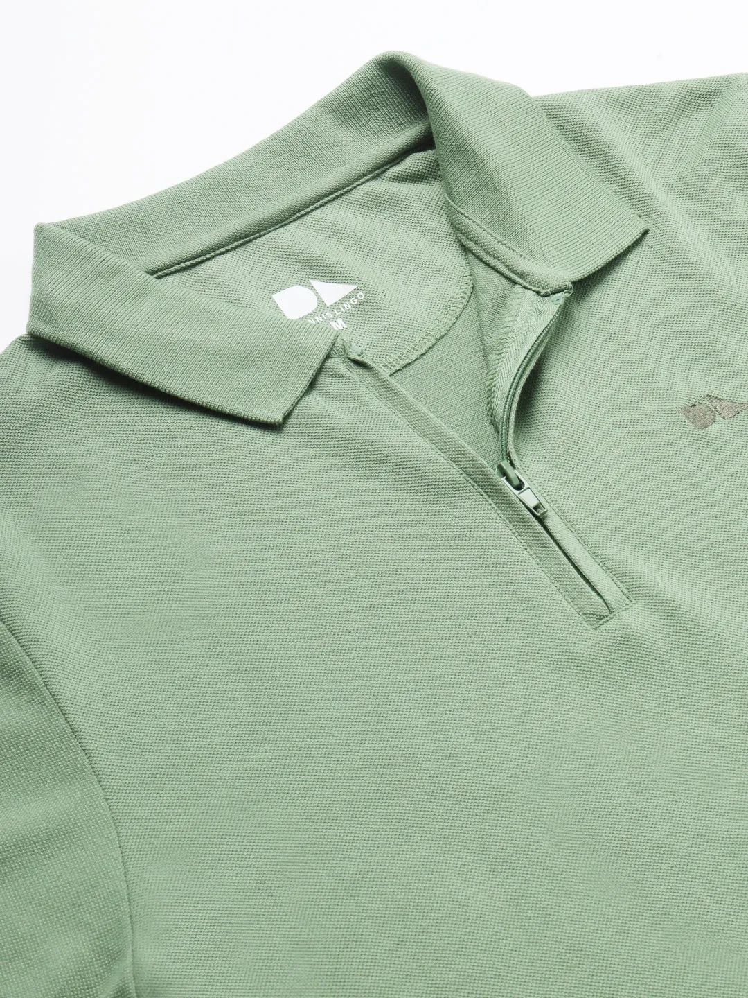 Men's Olive Solid T-shirt