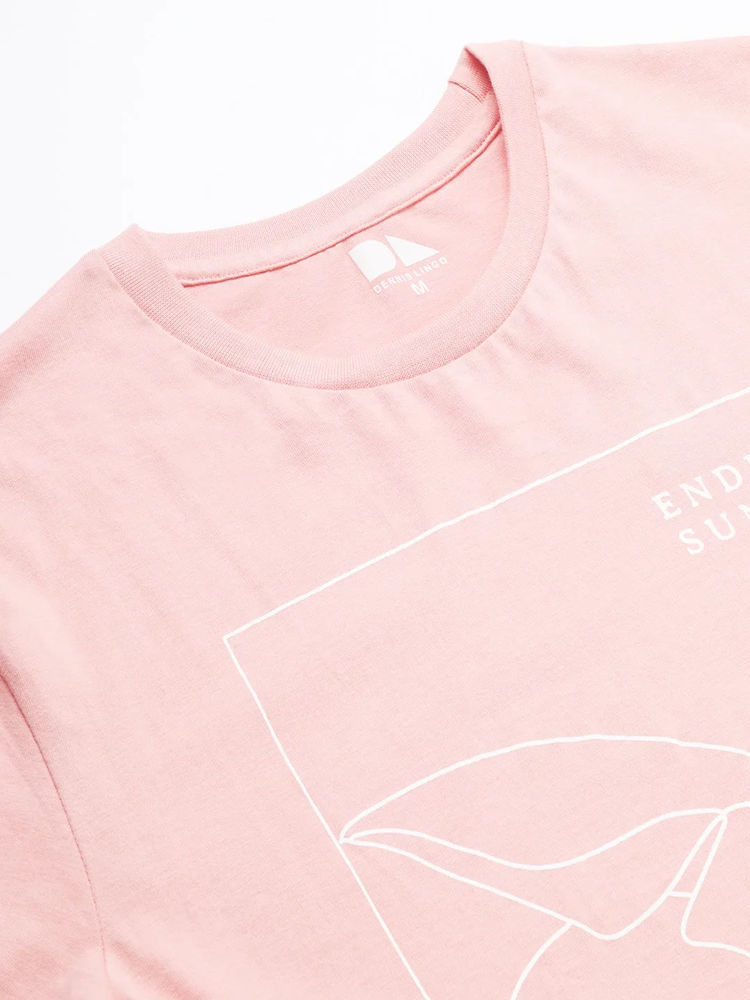 Men's Pink Print T-shirt