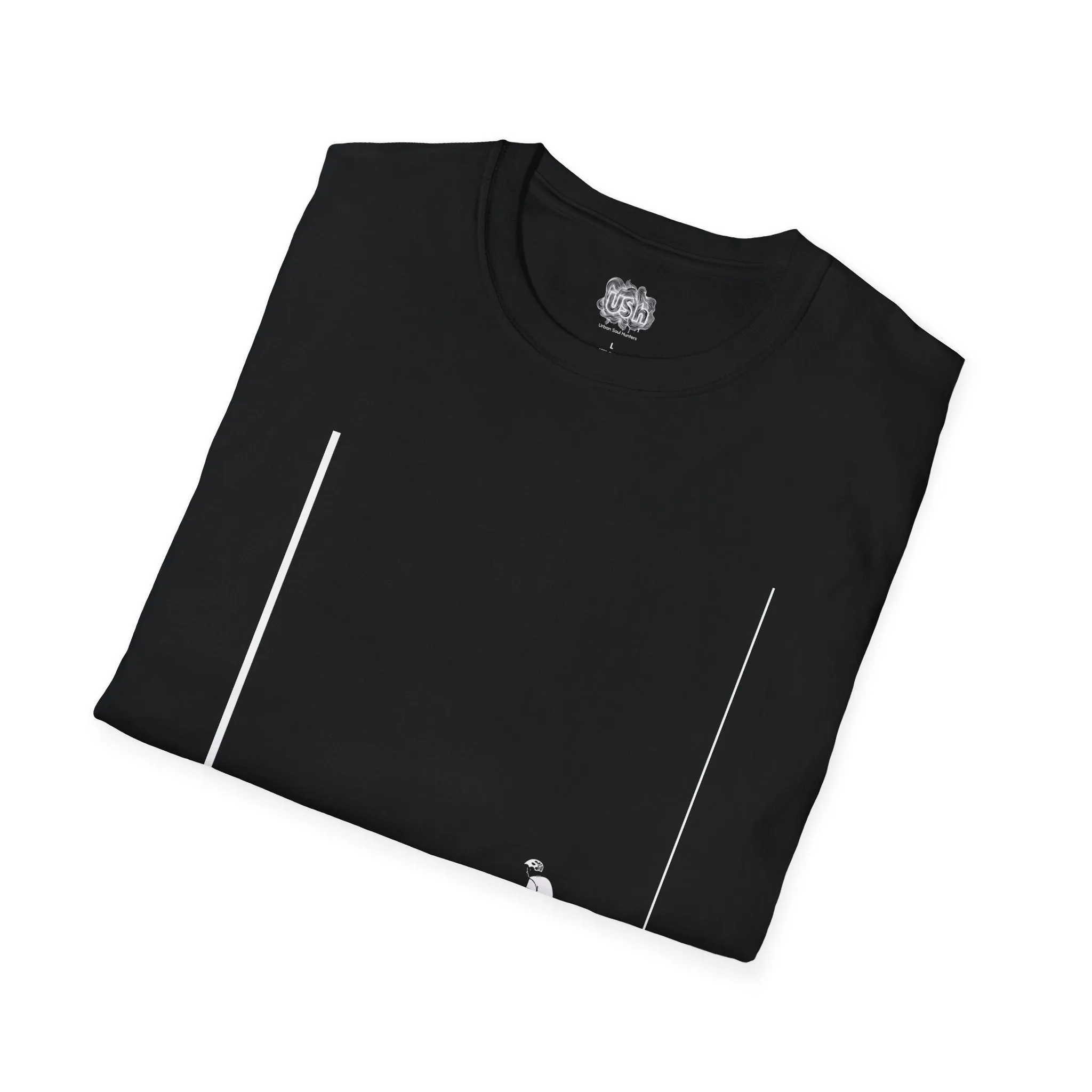 Minimalistic Bike Riding Graphic T-Shirt