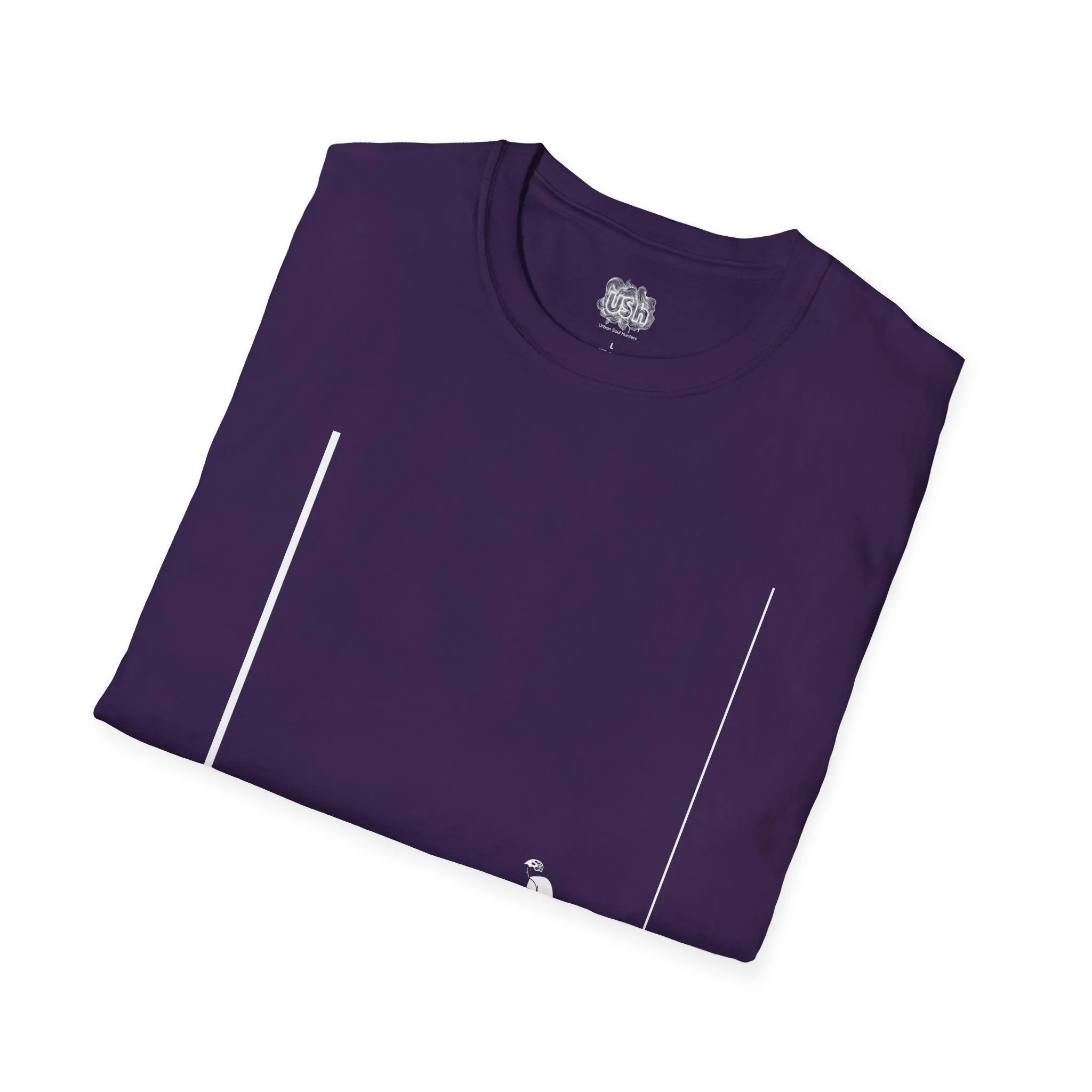 Minimalistic Bike Riding Graphic T-Shirt