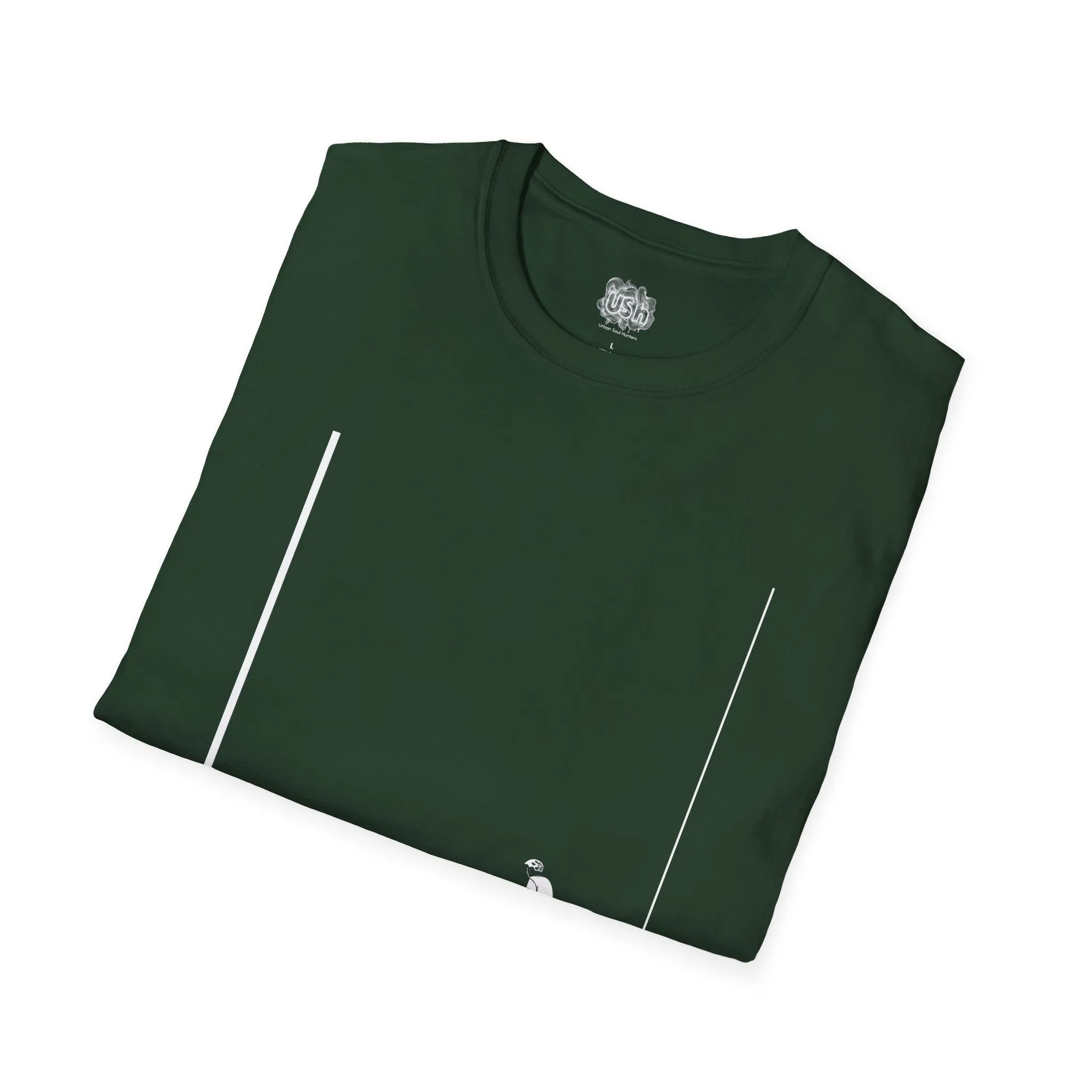 Minimalistic Bike Riding Graphic T-Shirt