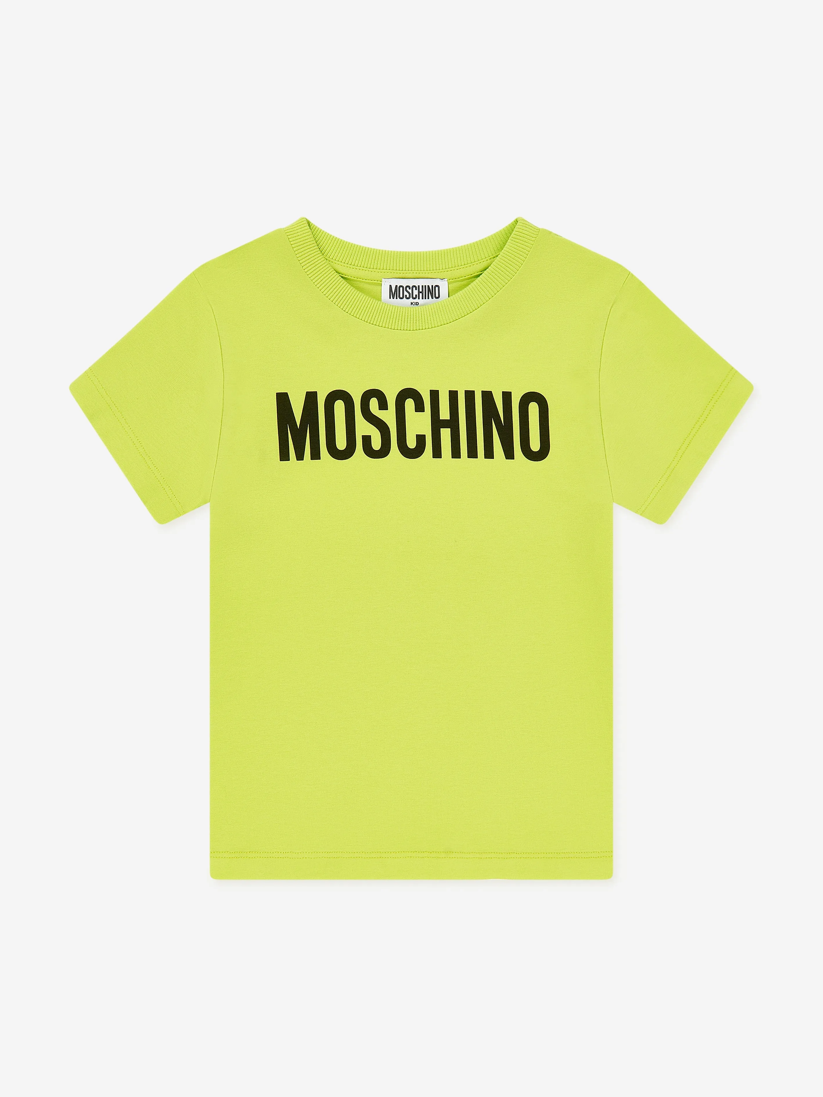 Moschino Kids Logo T-Shirt in Green