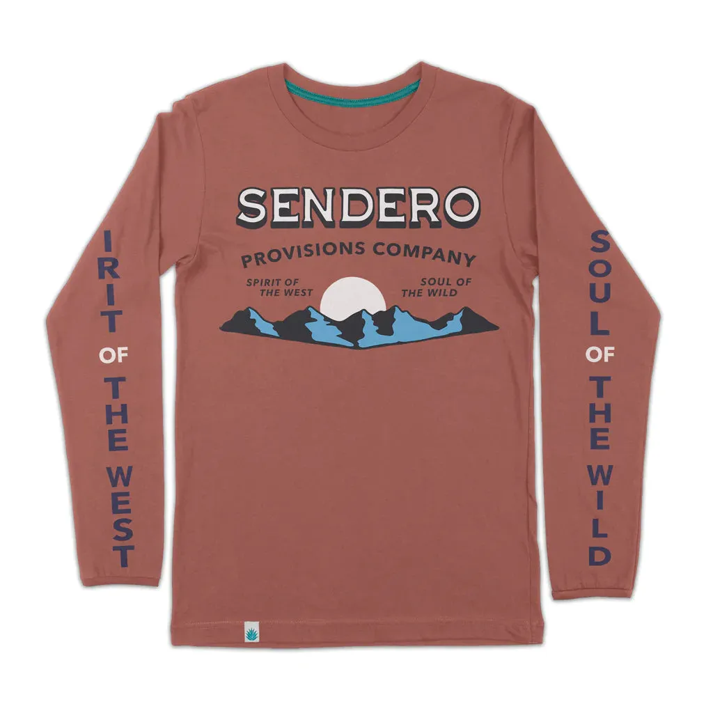 Mountainscape Long Sleeve Tee Shirt