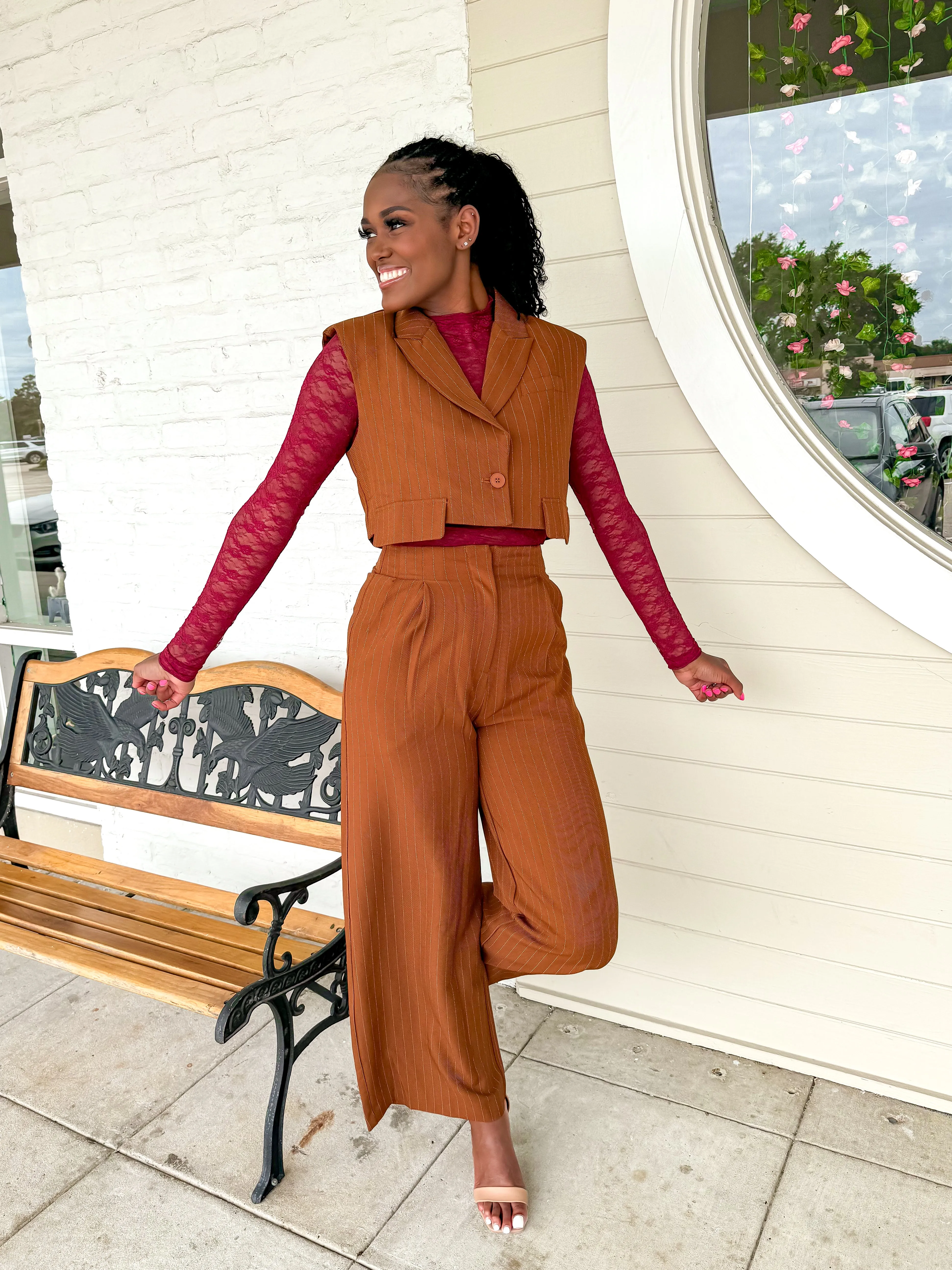 Natural Breeze Top Camel