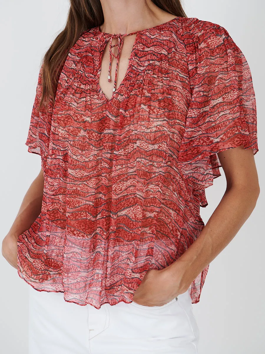Neslya Top in Red