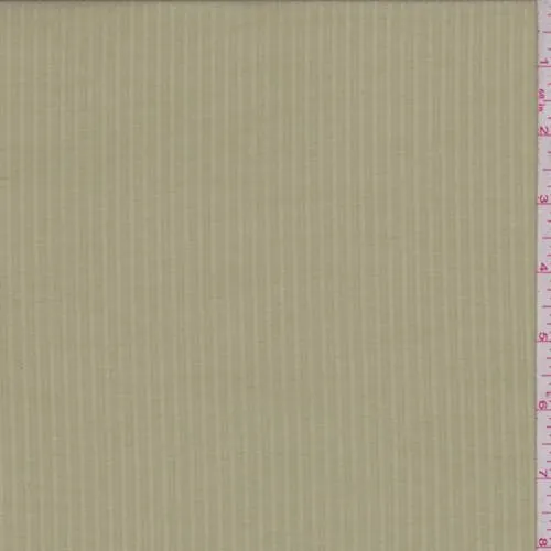 Pale Sage Stripe Polyester Lawn Fabric