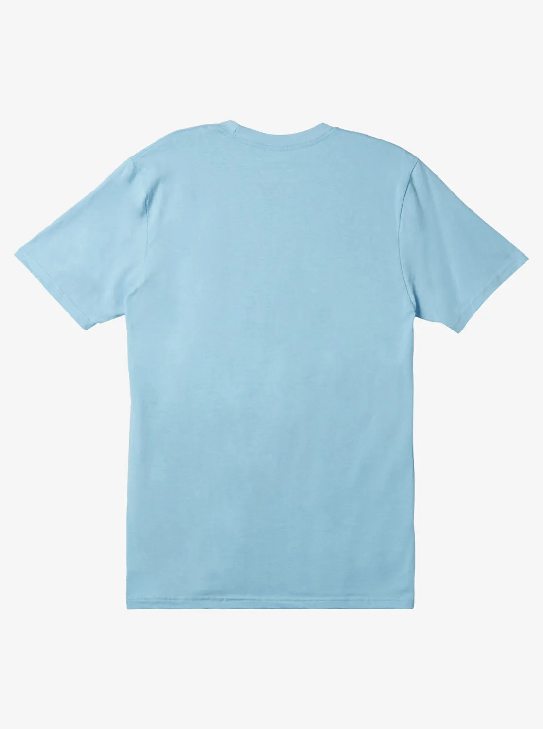 Quiksilver Comp Logo Tee-Sky Blue