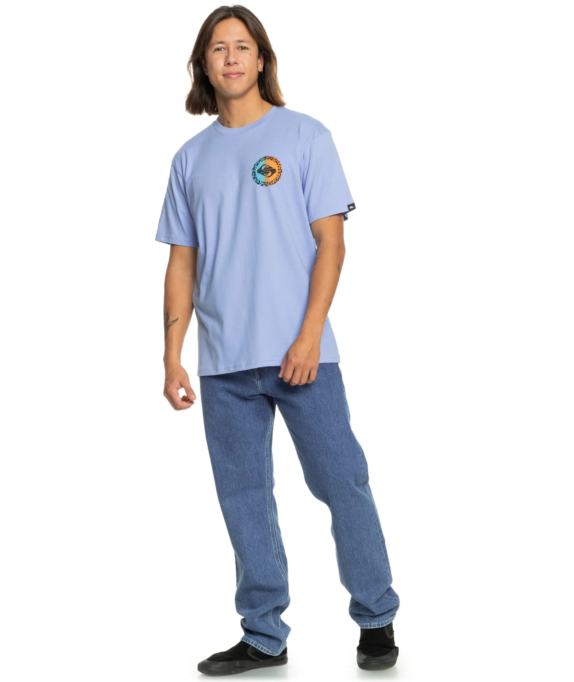 Quiksilver Mens Long Fade Short Sleeve T-Shirt