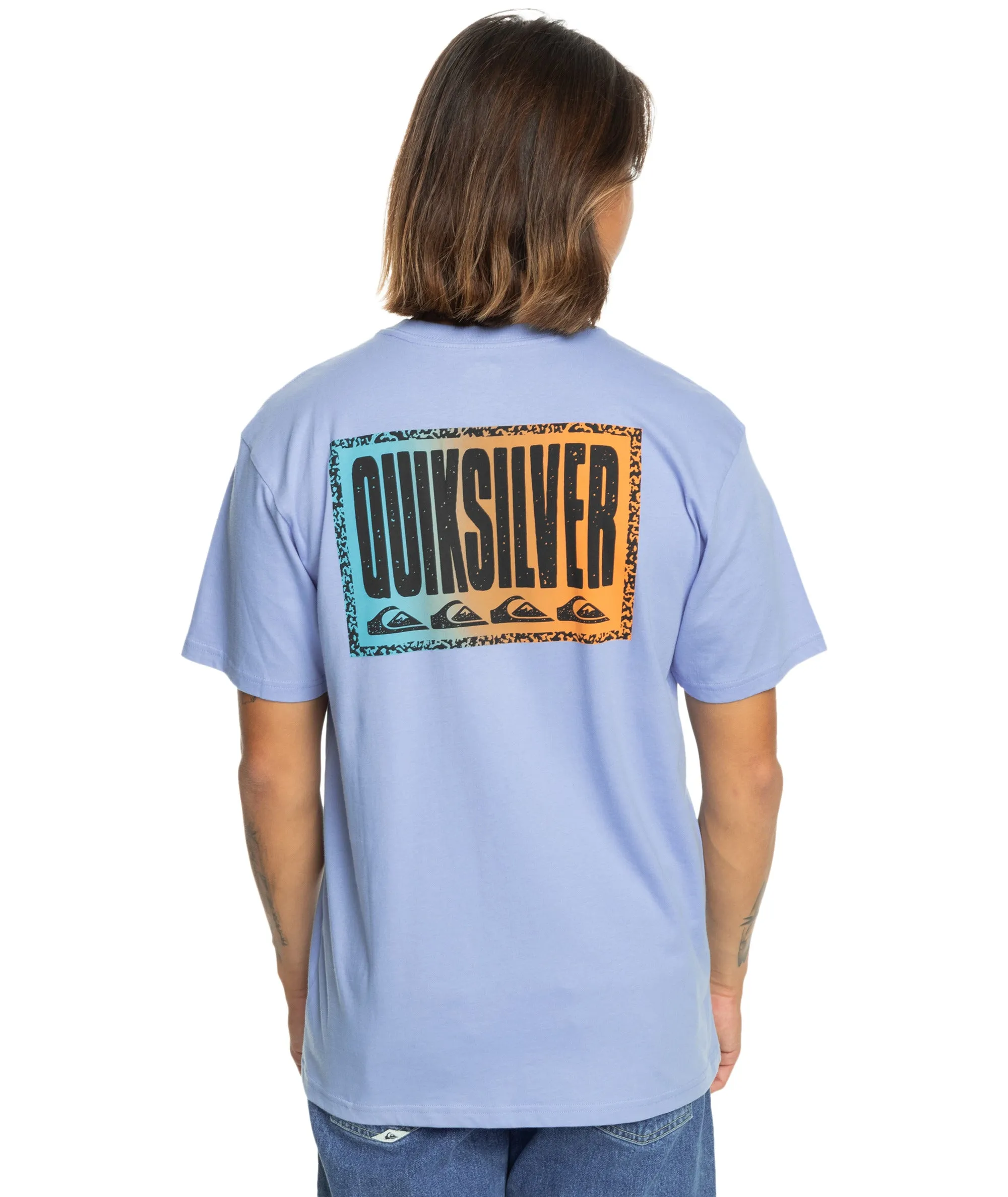 Quiksilver Mens Long Fade Short Sleeve T-Shirt