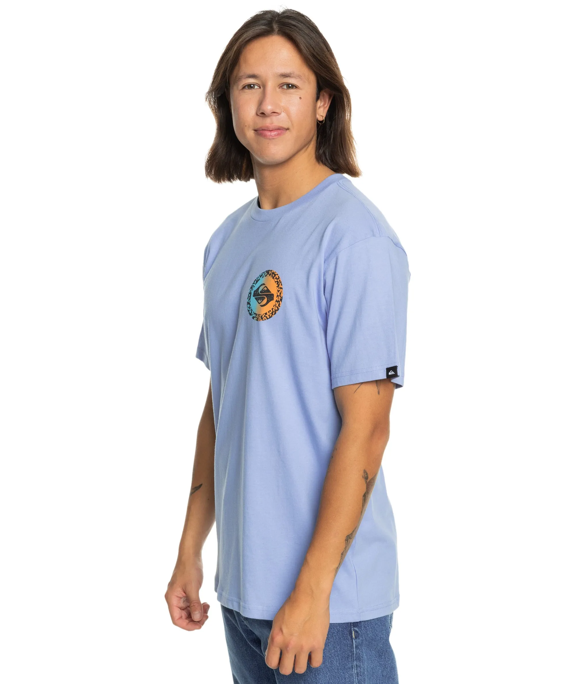 Quiksilver Mens Long Fade Short Sleeve T-Shirt