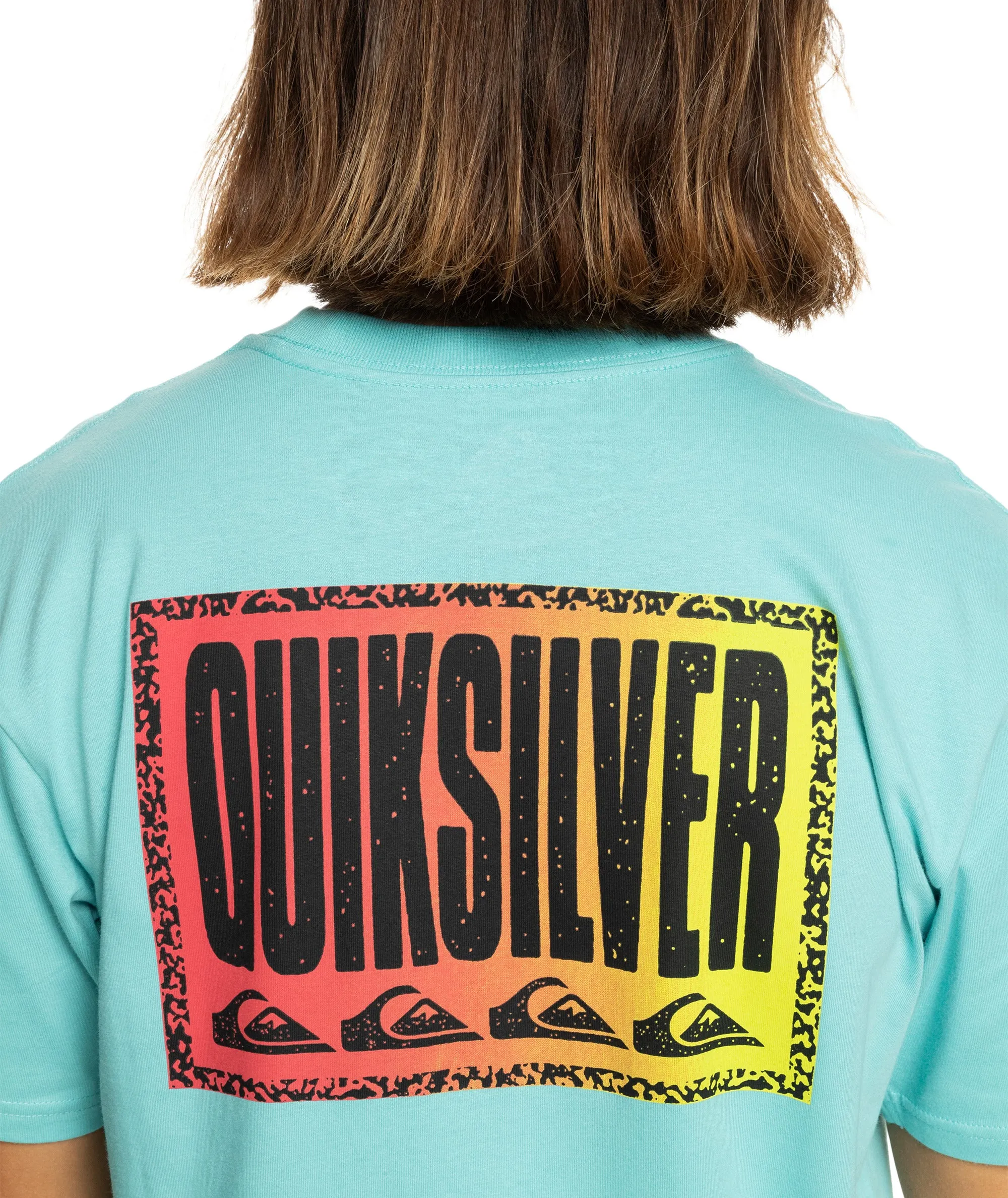 Quiksilver Mens Long Fade Short Sleeve T-Shirt