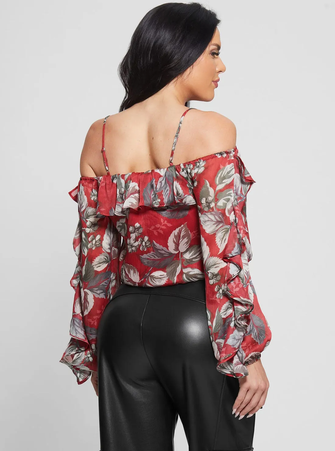 Red Floral Iggy Top