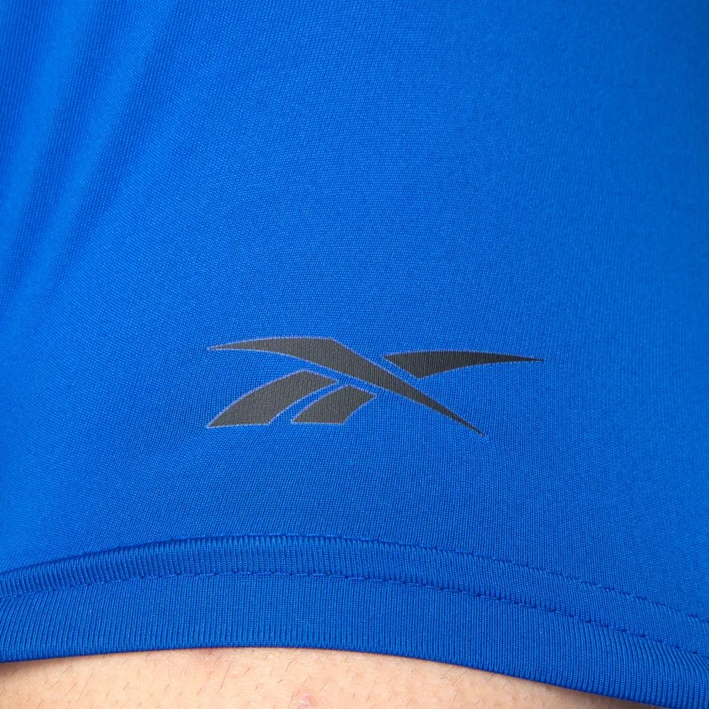Reebok Men Training Workout Ready Regular Polo Tee- Blue