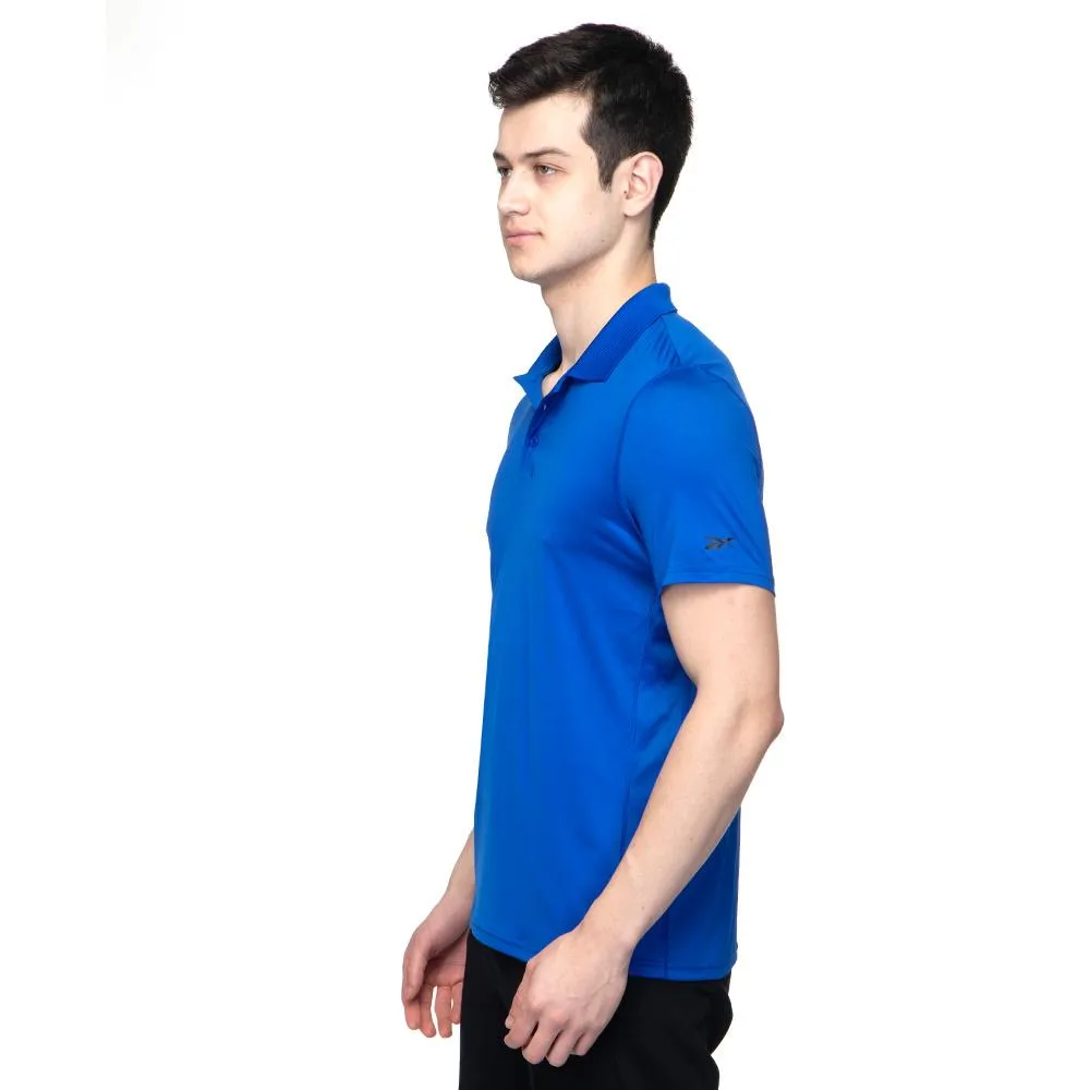 Reebok Men Training Workout Ready Regular Polo Tee- Blue
