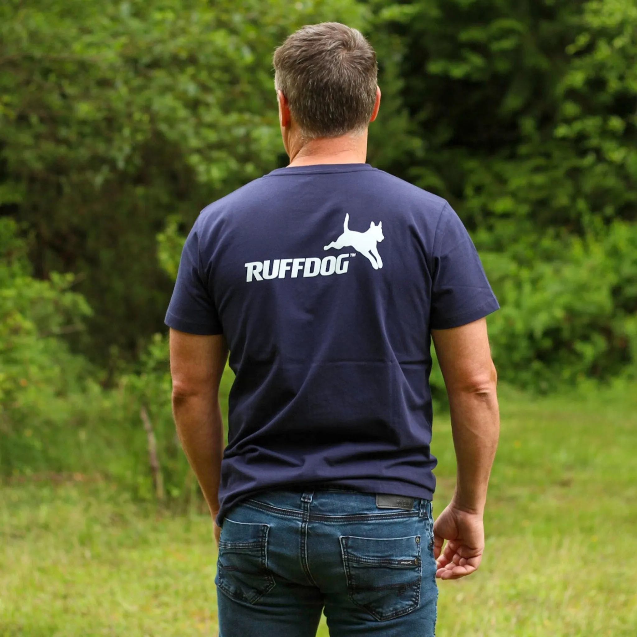 Ruffdog Unisex Crewneck T-shirt NAVY