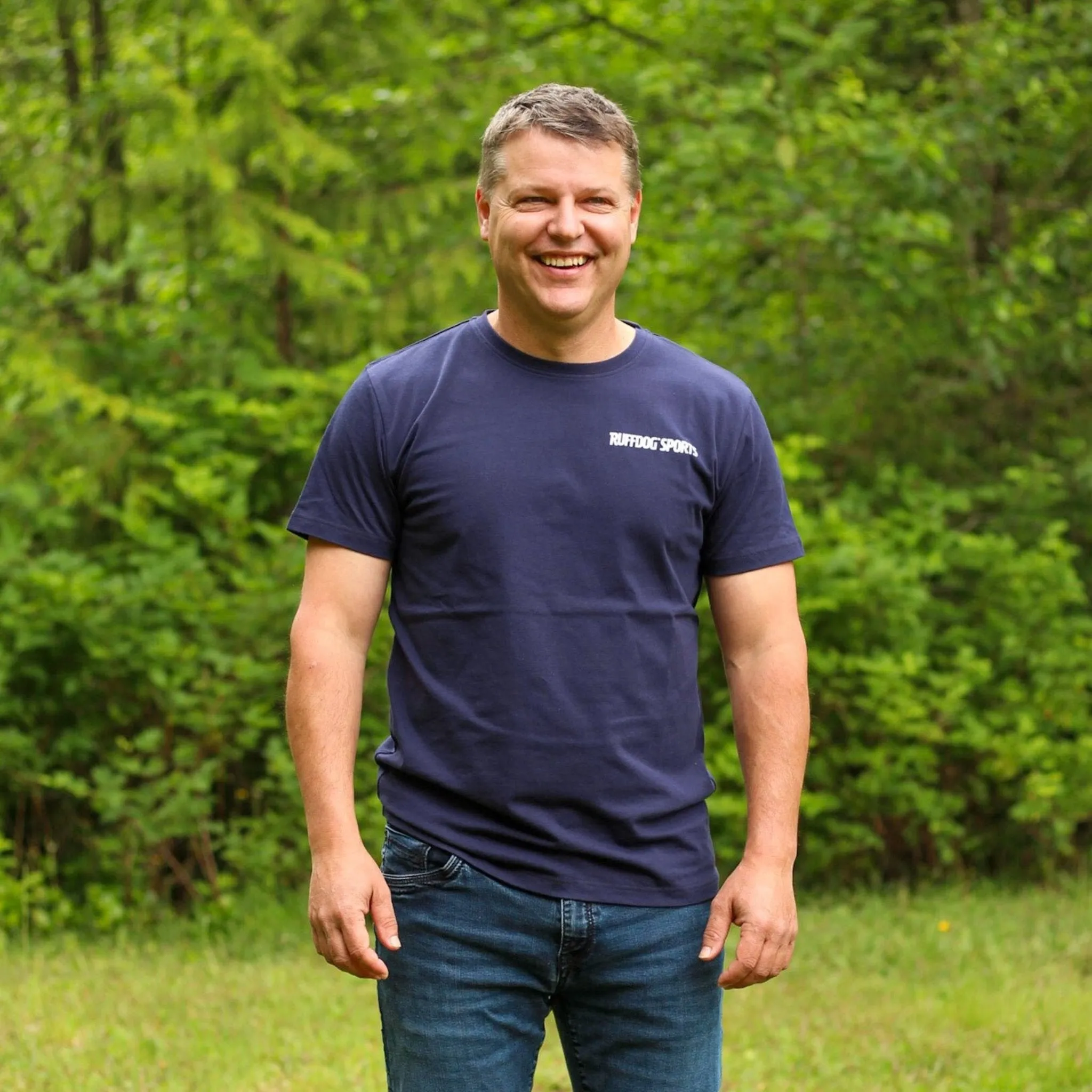 Ruffdog Unisex Crewneck T-shirt NAVY