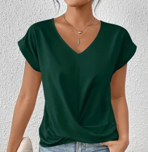Salena | Stylish V-Neck Shirt