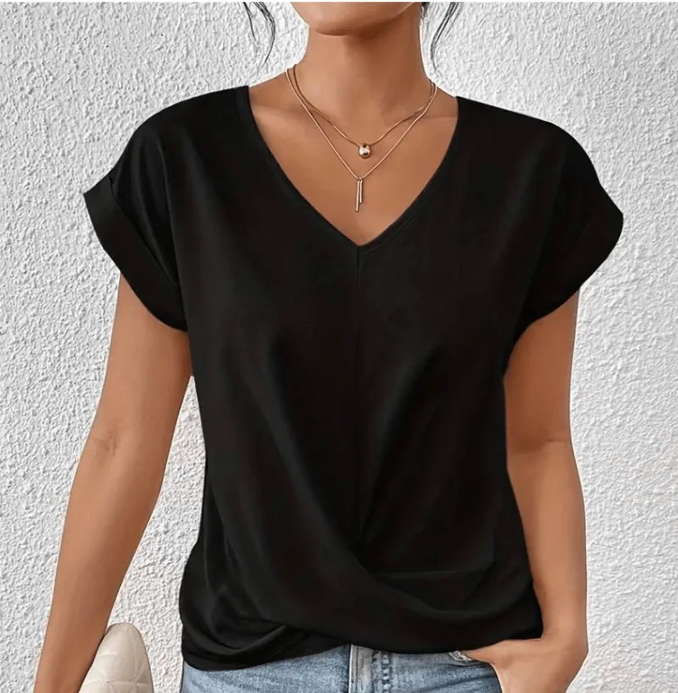 Salena | Stylish V-Neck Shirt