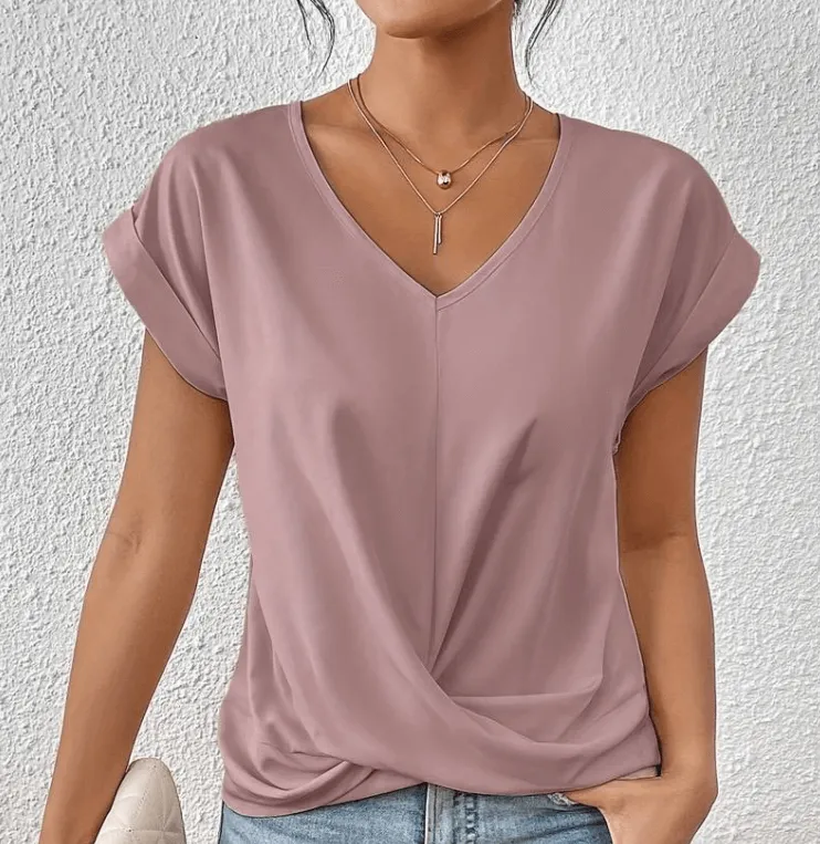 Salena | Stylish V-Neck Shirt