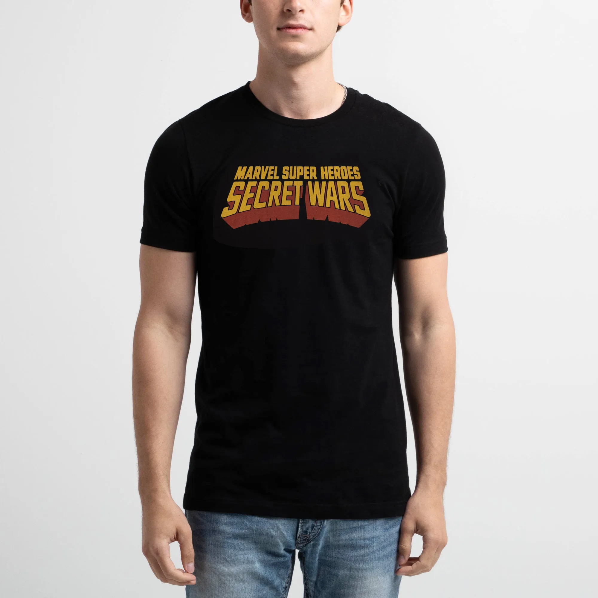 Secret Wars Logo Black Tee