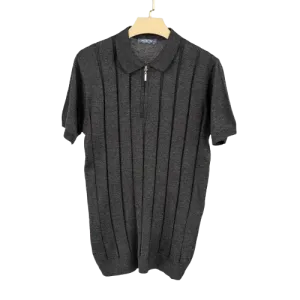 Solid Knit Polo Shirts