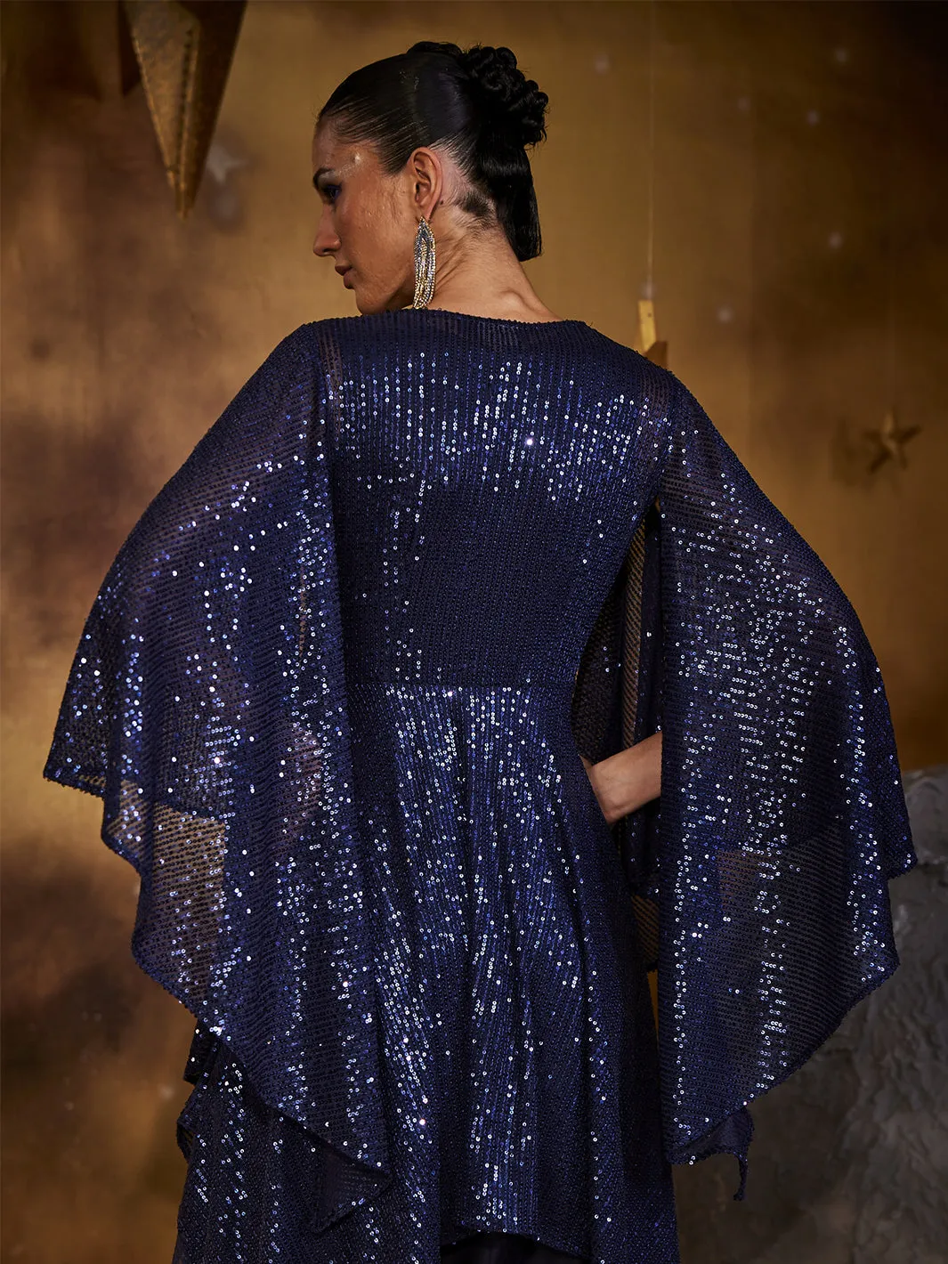 Spartan Pleated Sequin TOP