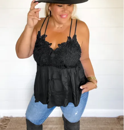 SPRING GRACE LACE TANK TOP