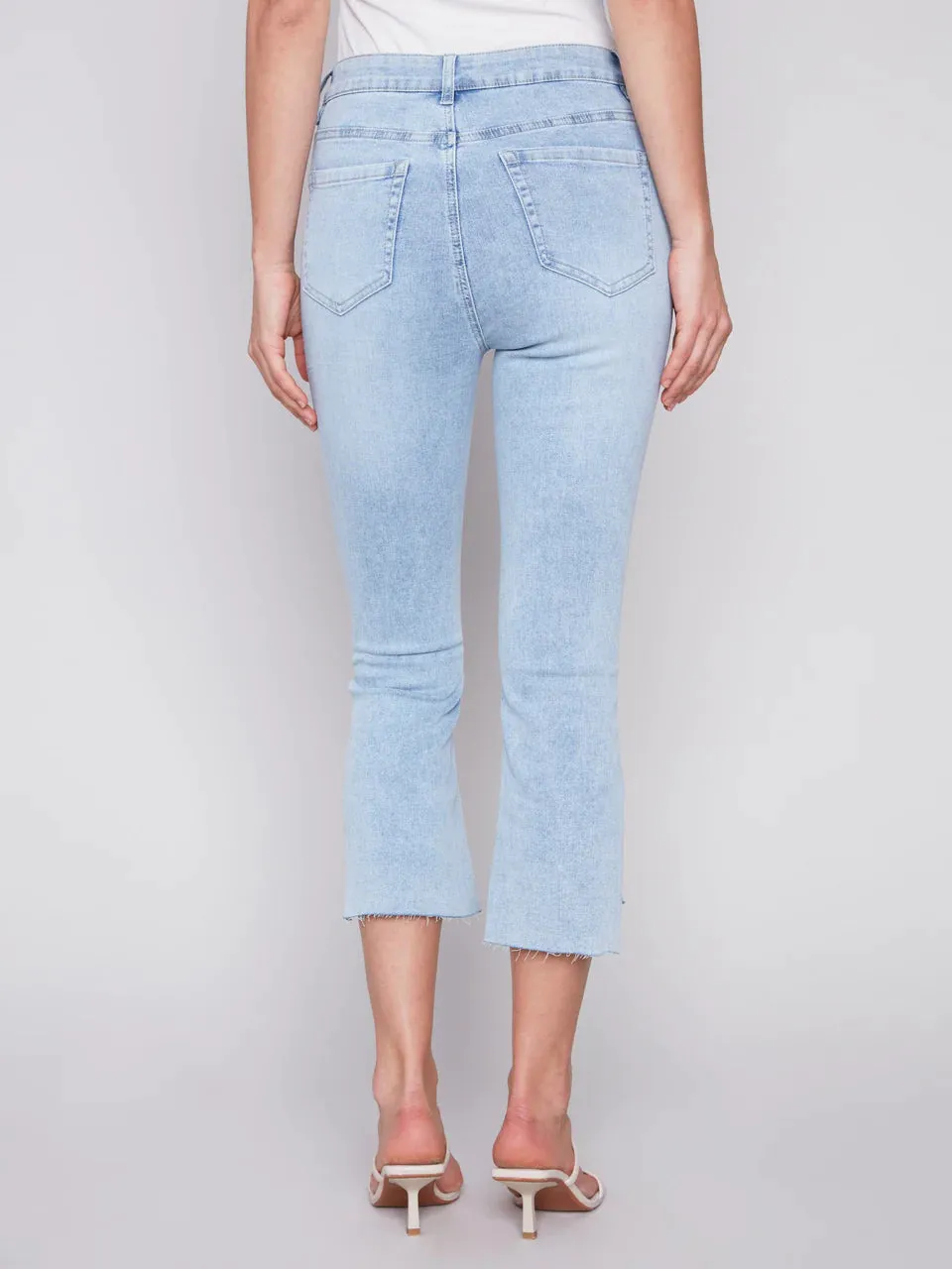 Stretch 5 Pkt Finged Hem-Beach Blue