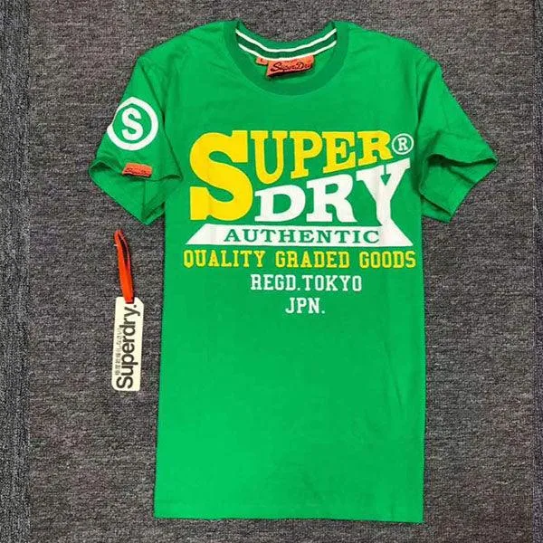 Super Dry Quality Graded Goods T-shirt Green