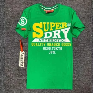 Super Dry Quality Graded Goods T-shirt Green