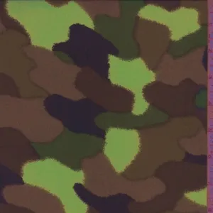 Taupe/Timber/Neon Yellow Abstract Camo Chiffon Fabric