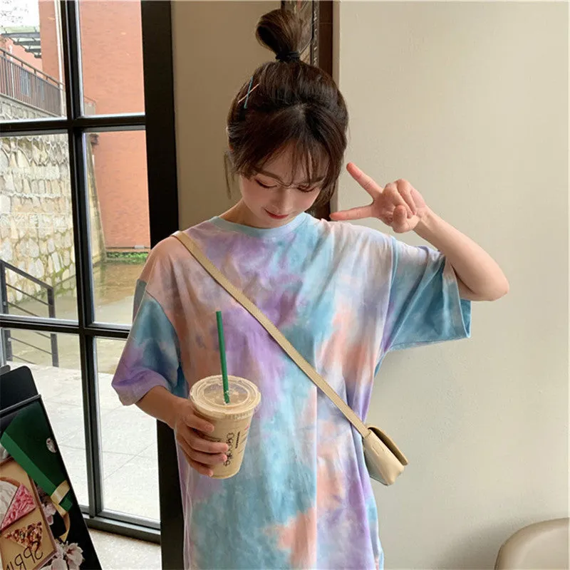 Tops Women Fairy-Look Sweet Look Fairy Popular Matching INS Popular Short Sleeve T-Shirt Matching T-Shirt