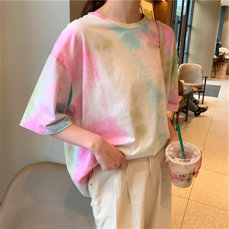 Tops Women Fairy-Look Sweet Look Fairy Popular Matching INS Popular Short Sleeve T-Shirt Matching T-Shirt