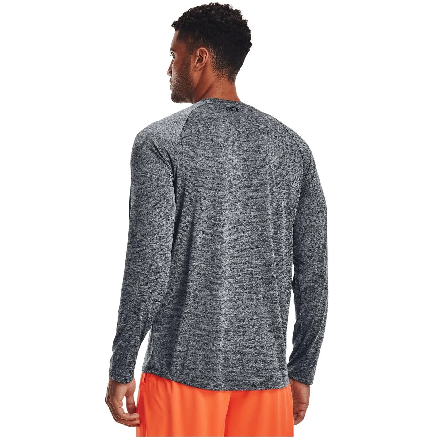 Under Armour Men's Tech 2.0 Long-Sleeve T-Shirt , Pitch Gray (012)/Black , Large